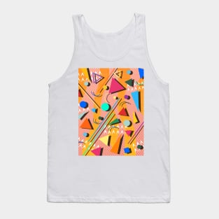 80s pop retro pattern Tank Top